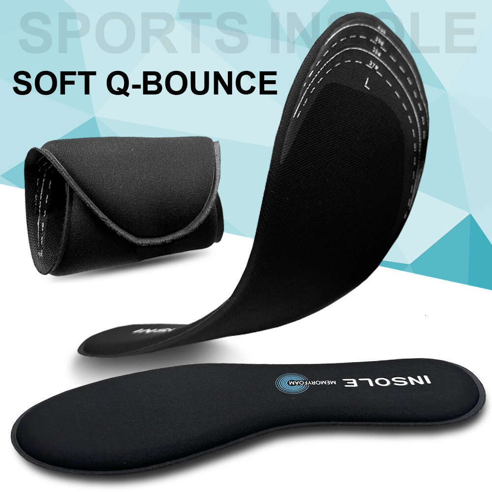 CORRECTION Best Slow Rebound Memory Foam Insole For Men Women Sports Running Ventilation Shock Odor Sweat Absorption