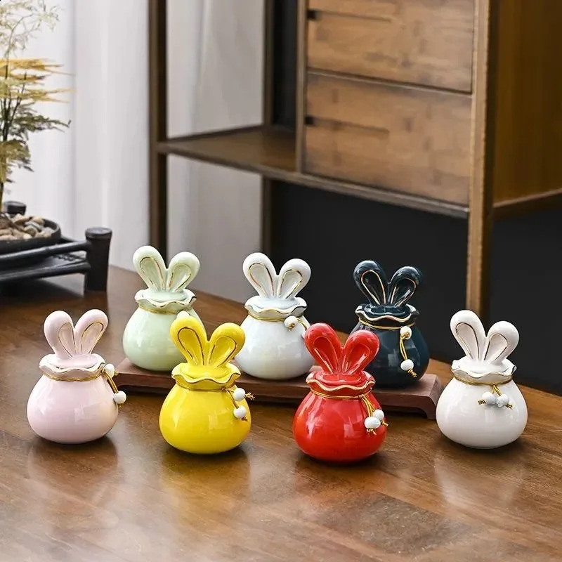 Memorials Ceramic Pet Ash Urn Funerary Mini Dog Ashes Urns Personalized Customizable Reliquary Remember Casket Funeral Coffin 241225