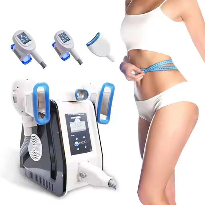 Factory Outlet Portable 3 In 1 360 cooling Cryolipolyse Cryo Therapy Fat Removal Double Chin Removal Full Body Cryolipolysis Slimming Machine