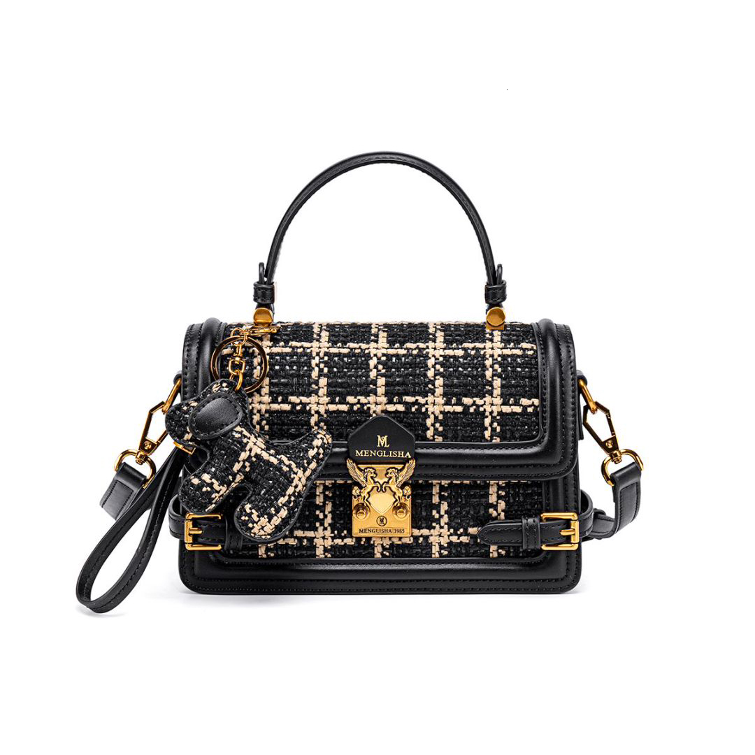 Women's Handbag 2025 New Fashion Weave Single Shoulder Hand-Held Small Square Large Capacity Crossbody Bag