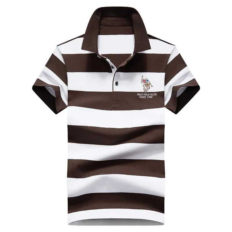 Striped shirt Shirt Men Short Sleeve Summer Business Casual shirt Shirt Gent Slim Fit Cotton Breathable Fashion Youth shirt Shirt X241228