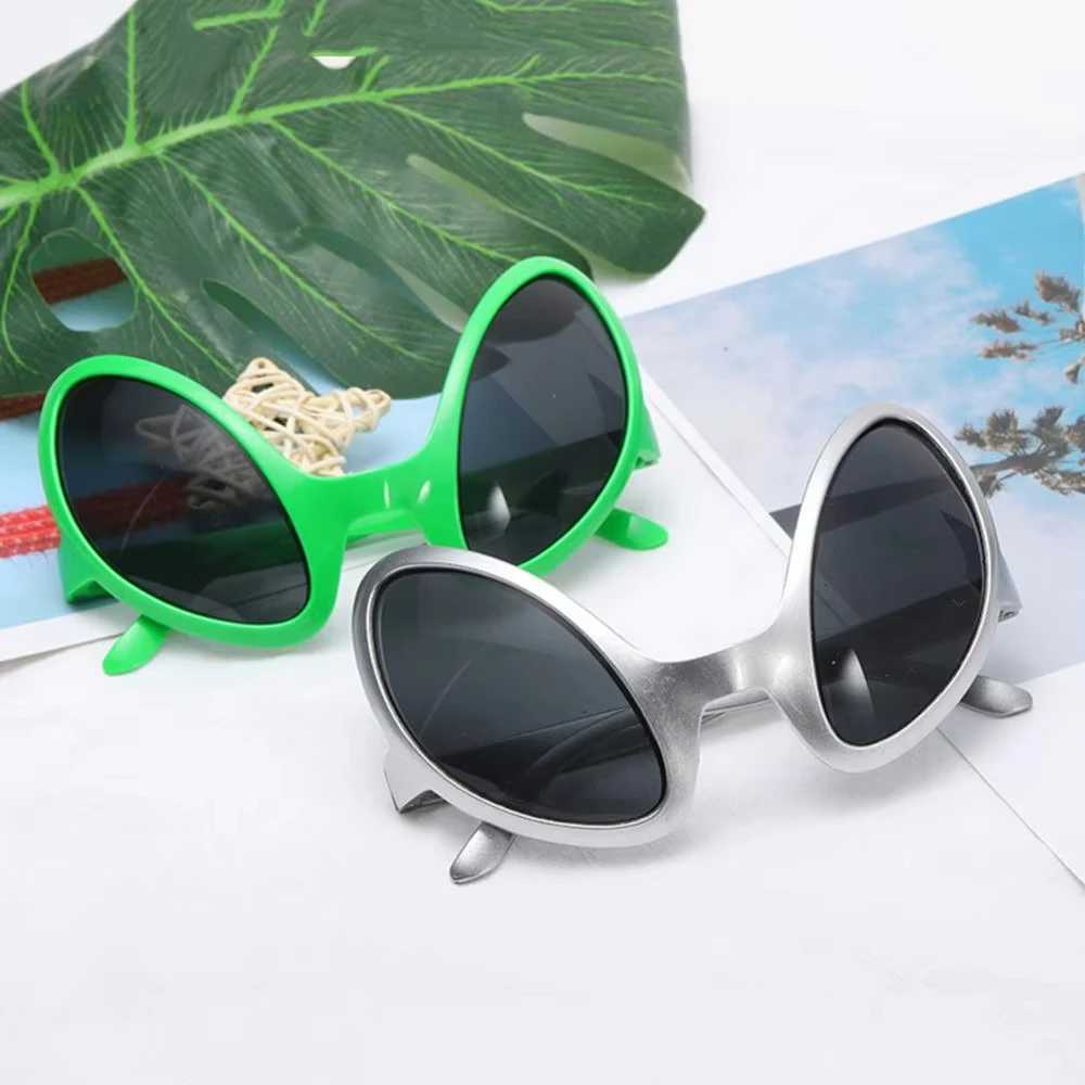 Funny Alien Glasses Adults Kid Holiday Party Sunglasses Halloween Rainbow Lenses ET Sun Glasses Shades Fashion Eyewear XJ241228