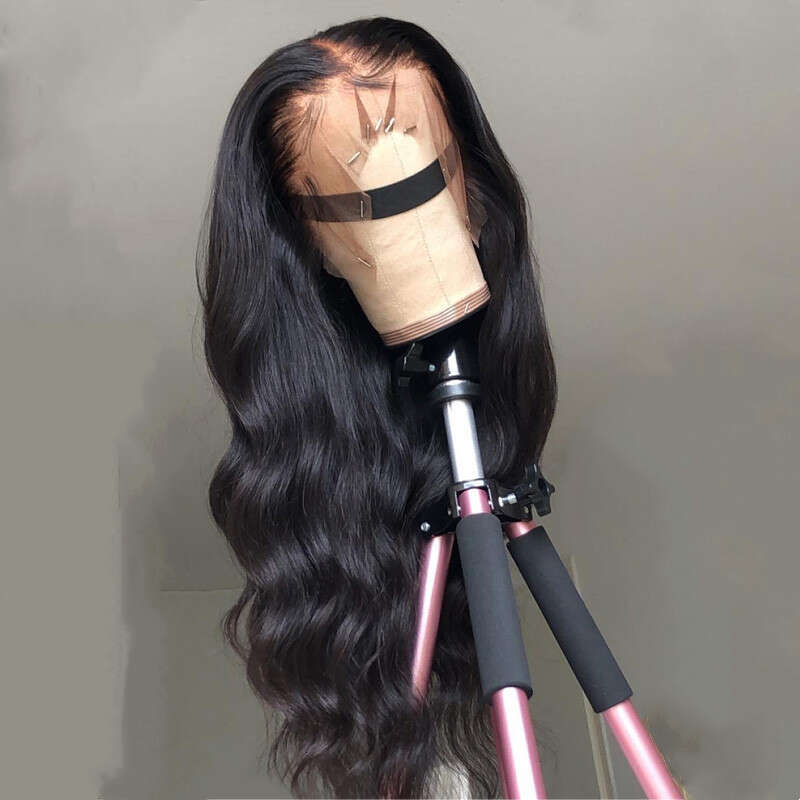 Fashionable Wig Women's Front Lace Black Wave Hair Head Cover Big Curly Wigs Kq2 Kq2