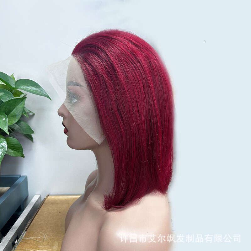 13X4bob Headband Human Wigs Hair Front Lace Real Person Xuchang Wig Kq1 Kq1