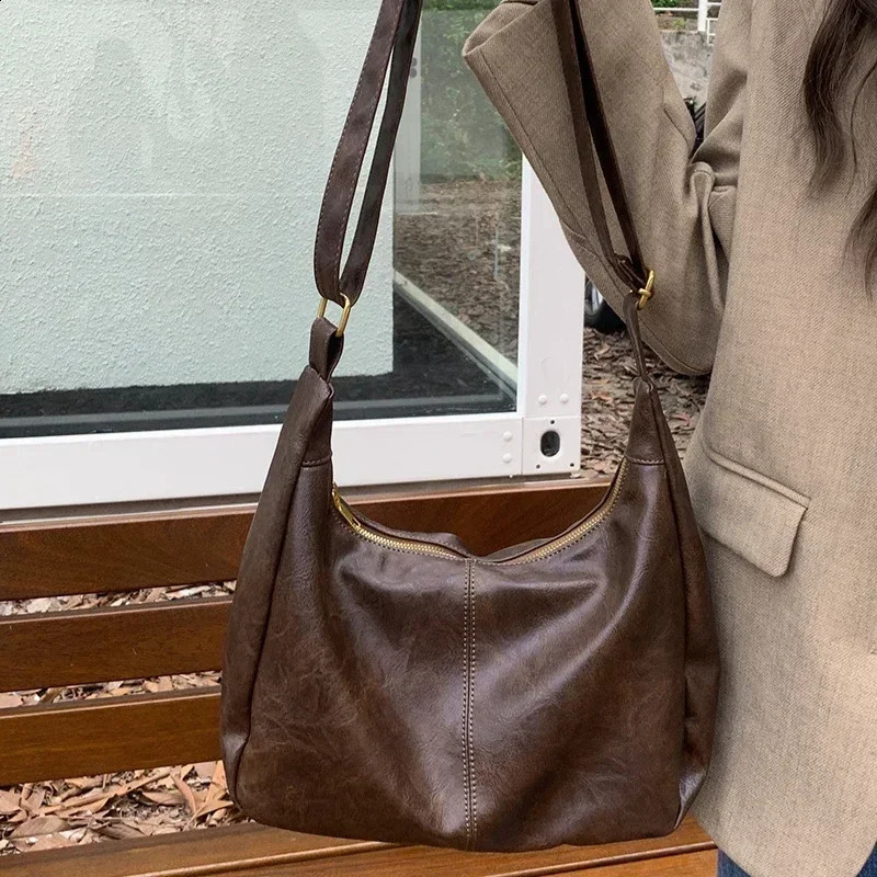 Women Handbags Cowhide Women Shoulder Bag Fashion Ladies Messenger Bags High Quality Female Tote Bag 250103