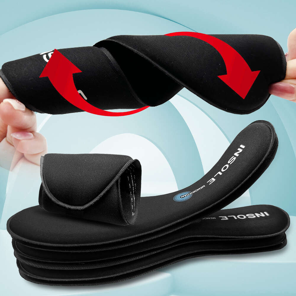 CORRECTION Best Slow Rebound Memory Foam Insole For Men Women Sports Running Ventilation Shock Odor Sweat Absorption