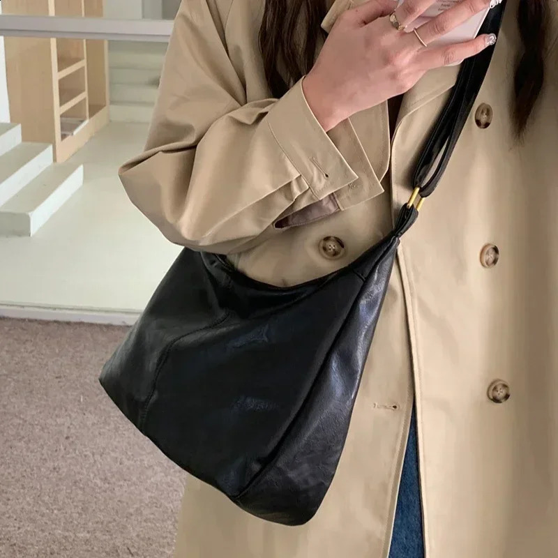 Women Handbags Cowhide Women Shoulder Bag Fashion Ladies Messenger Bags High Quality Female Tote Bag 250103