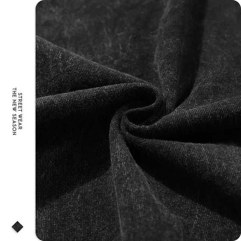 Anime Dandadan Sweater Retro Washing Dan Long Sleve T-shirt Ayase Momo Sweater Top Ts 100% Cotton X241228