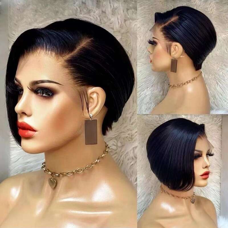 Brazilian Bob With 13 * 4 Frontal To Ear Human Hair Kq1 Kq1