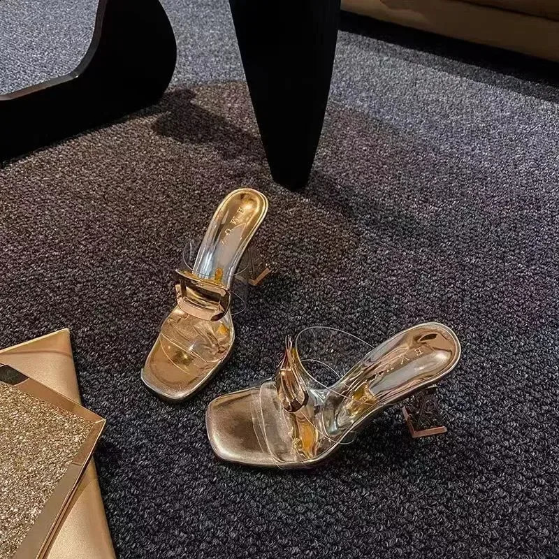 High Heels Sandals Woman Summer Comfortable Platform Dress Shoes Elegant Coonfort Gold Sandals Silver Sandals 241228