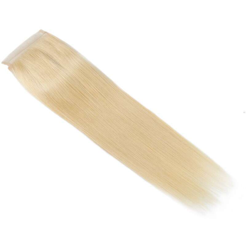 Real Wig Transparent Mesh * 4 Closure Hand Woven Lace Accessories Human Straight Hair Block Kq1 Kq1