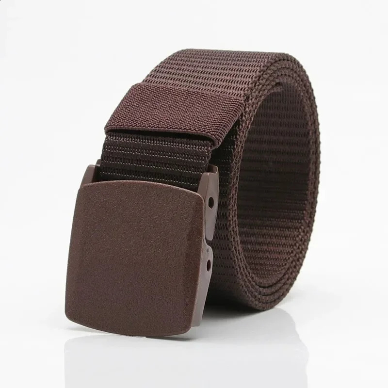 Mens Belt Outdoor Casual Canvas Metal Free Training Nylon Tactical With Pants Jeans Sports Belts For Men Women 241225