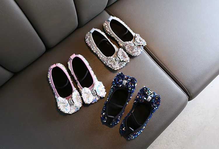 Fashion Children Shoes For Girls Shoes Leather Shoes Princess Sweet Breathable Comfortable Flats Shoes For Students Autumn 2022 W241228