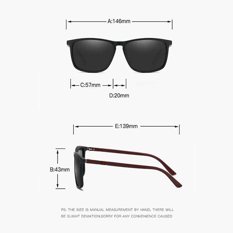 New Polarized Sunglasses for Men TR90 Fashion Luxury Designer Sunnies for Women Colorful Film Anti UV Outdoor Sun Eyeglasses W241228