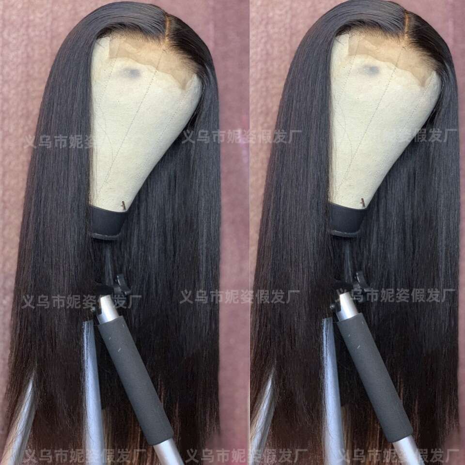 New Women's Front Lace Long Straight Synthetic Wig Headband Kq2 Kq2