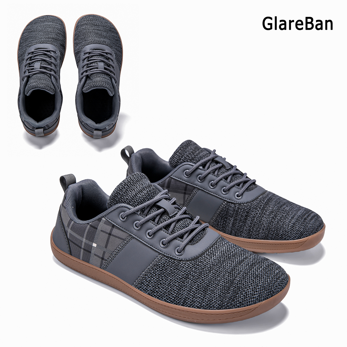 36-47 Big Size Mens Black Shoes Male Wide Toe Comfortable Men Athletic Sneakers Walking Sports Casual Deals New Brand ddmythur