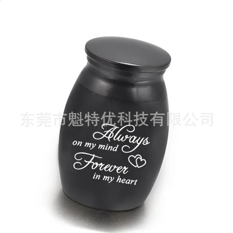 Engravable Mini Cremation Urns for Pet Cat Dog / Human Ashes Casket Funeral Loss of Love Stainless Steel Cremation Urn Jar 241225