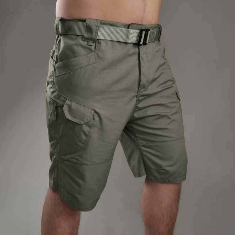 Mens Breathable and Wear-Resistant Urban Tactical 5-Inch Shorts - Tactical Military Fanatic Outdoor Training Hiking Shorts W250621