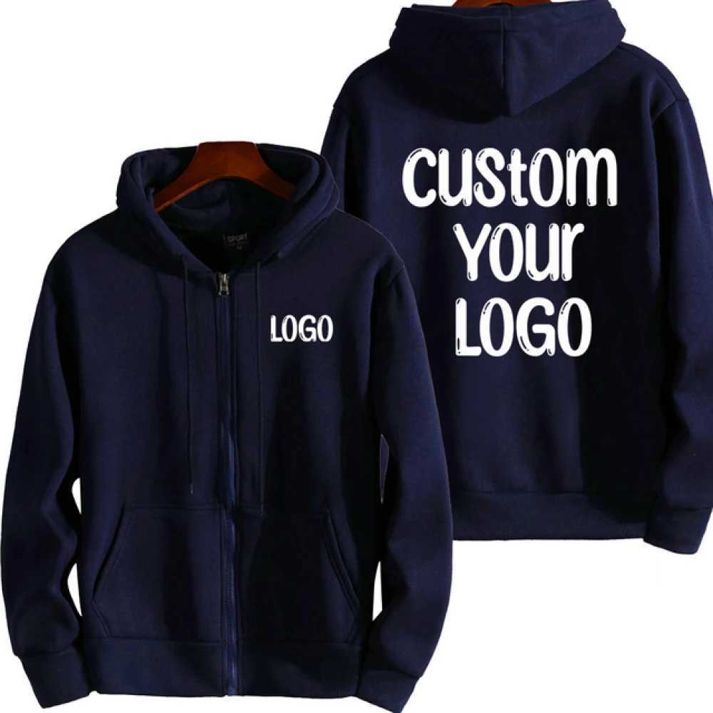 2024 Autumn Winter Mens Zipper Jacket Casual Street Clothing Hoodie Jacket Customized Mens Hoodie Womens Loose Coat X241228
