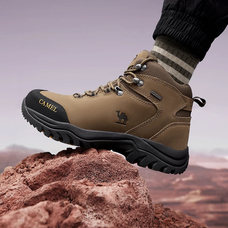 GOLDEN CAMEL Waterproof Hiking Shoes High TopTactical Military Hiking Boots Anti-Slip Man Sneakers Trekking Shoes For Men 241228