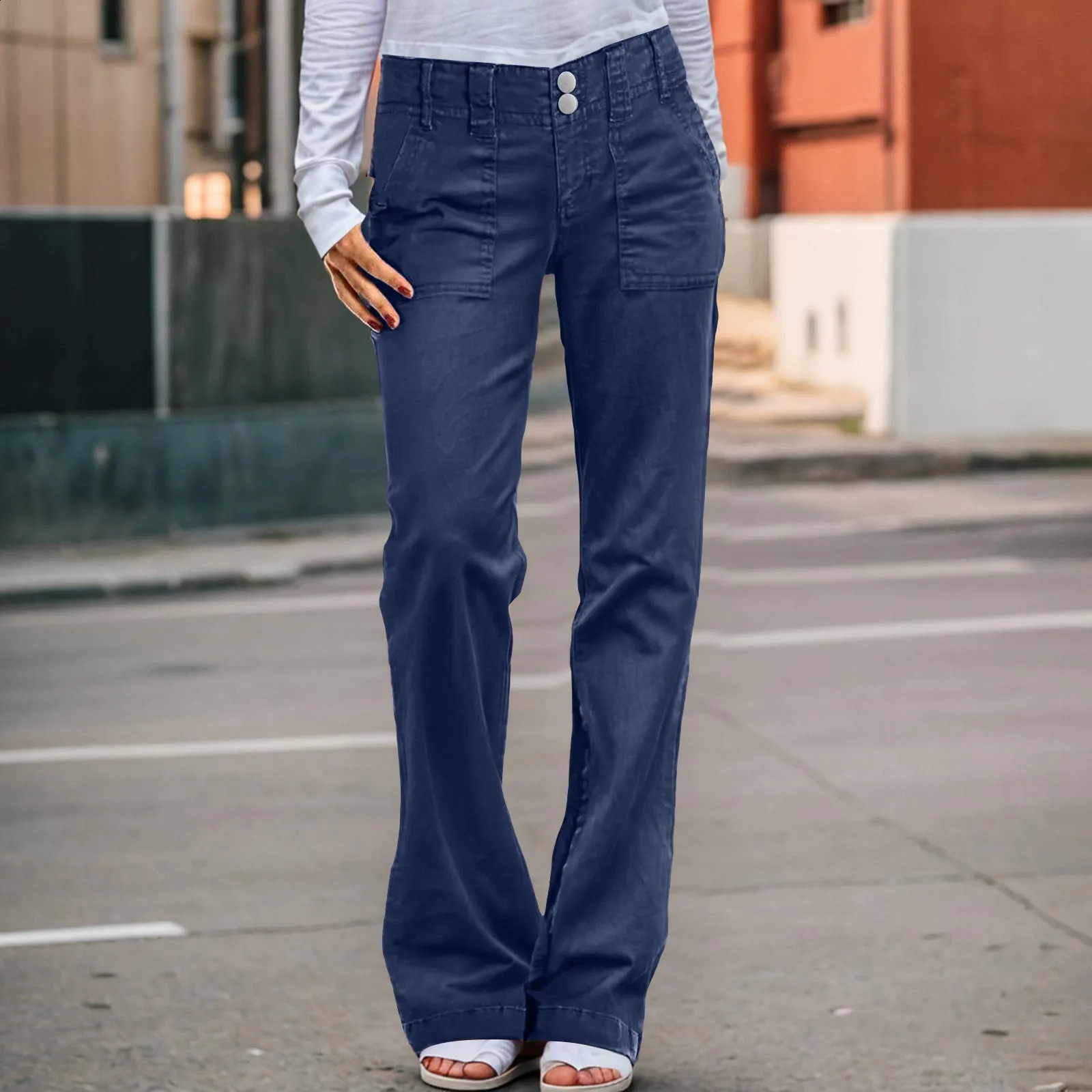 Vintage Women Wide Leg Jeans Harajuku Denim Trousers Oversized Grunge Streetwear Y2k Autumn Pants Solid Straight Jean 241228