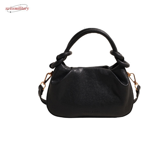 New cross-border high-end women's bag, fashionable and versatile shoulder bag, crossbody bag, stylish commuting pleated handbag wholesale swissmi