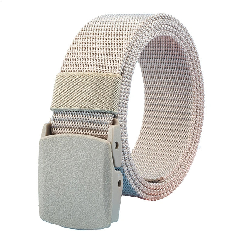 120cm Long Military Tactical Waist Belt Adjustable Plastic Buckle Nylon Belts Trousers Straps Men High Quality Pants Waistband 241225