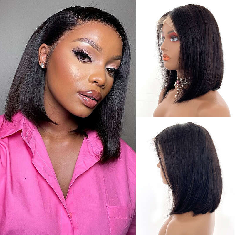 13 * 4Bobo Head Cover, Xuchang Wig, Real Hair, Hot Selling, Lace Wigs Kq2 Kq2