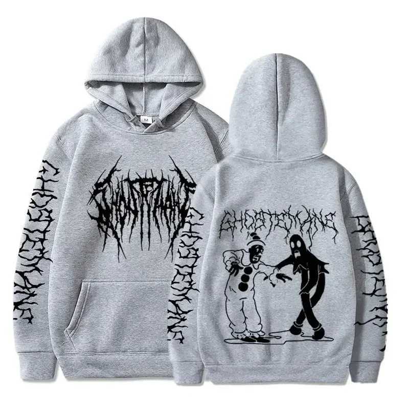 Ghostemane Hoodies Men Women Fashion Hoodies Kids Hip Hop Hoodies Sweatshirts Mens Clothing Rapper Sweats Gothic Coats Boy X241228