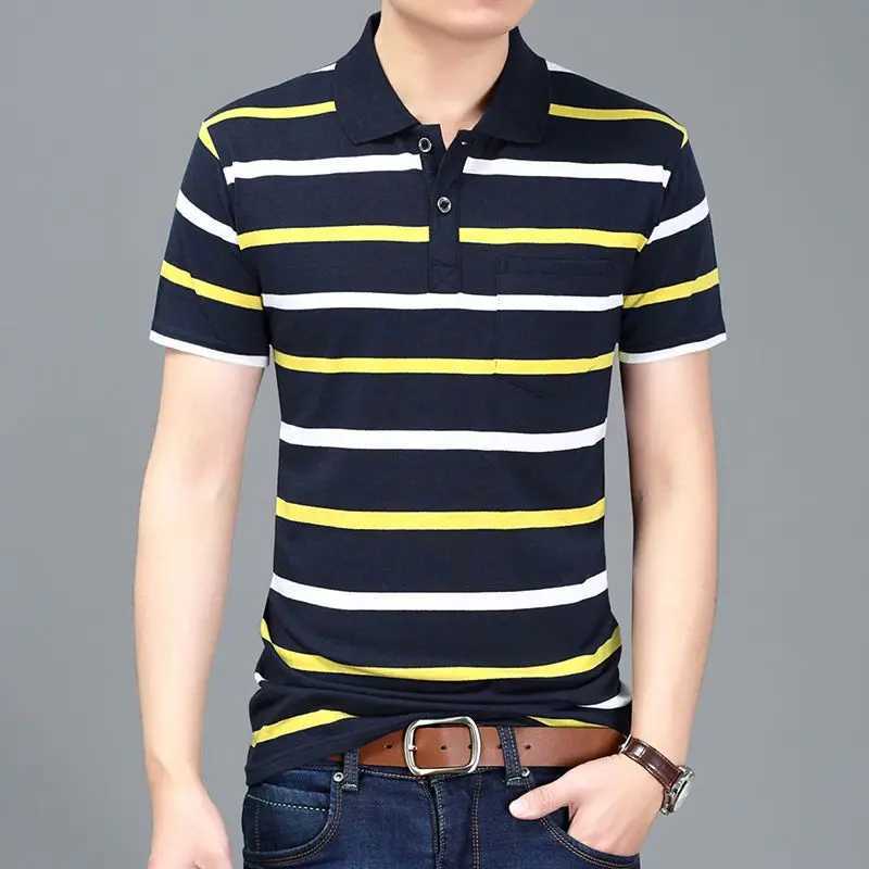 Liseaven Men Striped shirt Shirt Summer Short Sleeve shirts Mens Shirt Tops Tees Brand Camisas Clothing for Men X241228