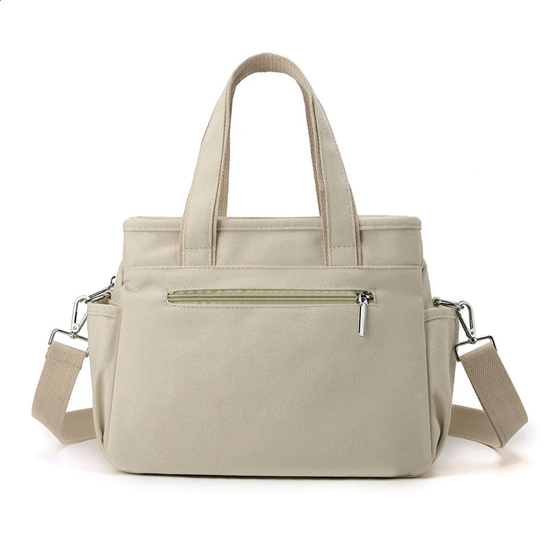 High Capacity Top-Handle Bag For women Shoulder CrossBody Bag Vintage Canvas Ladies Tote Messenger Bag Female Travel Handbag 241228