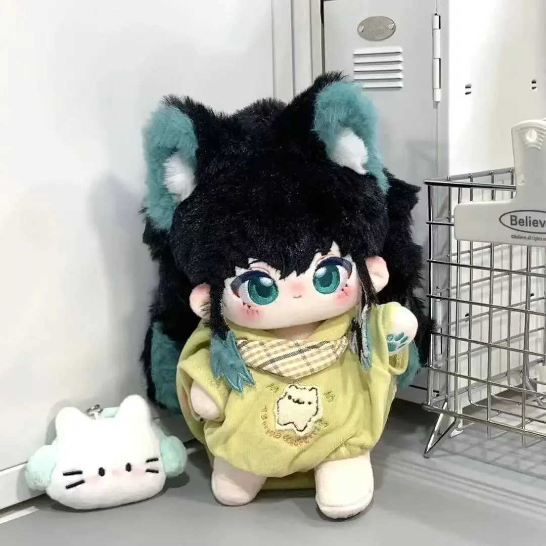 Stuffed 20CM Tokitou Muichirou Plush Dress Up Dolls Toys for Kids Adults Kawaii Anime Demon-slayer Collectible Puppets Xmas Gift X241227