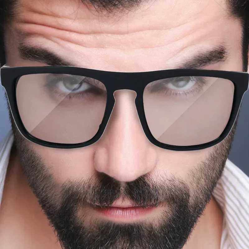2024 Fashion Polarized Color Changing Sunglasses Men Night Vision Car Driving Sunglass Dirt Bike Motorcycle Cycling Glasses W241228