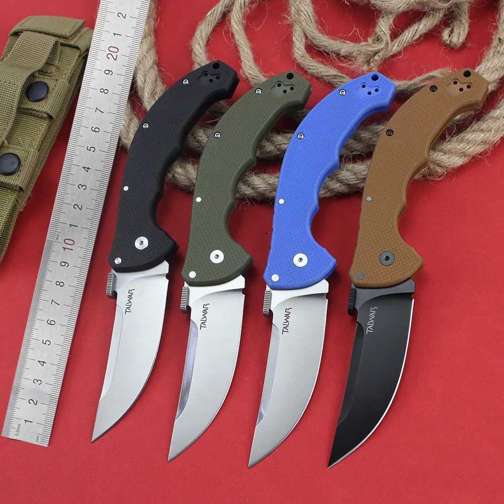 New Cold TALWAR Knives CTS XHP Steel G10 Folding Knife EDC Multipurpose Outdoor Tactical Survival Hunting Pocket Knife for MenXJ241228