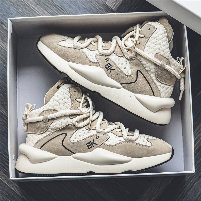 Mens 2024 New Autumn and Winter High-top Cotton Fashion Casualshoes All Match Sneakers Shoes ddmythur