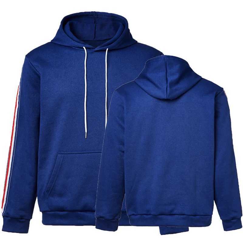 2025 mens and womens new hooded sweatshirt mens solid color sweatshirt womens and mens long sleeved inserted pocket pullove X241228