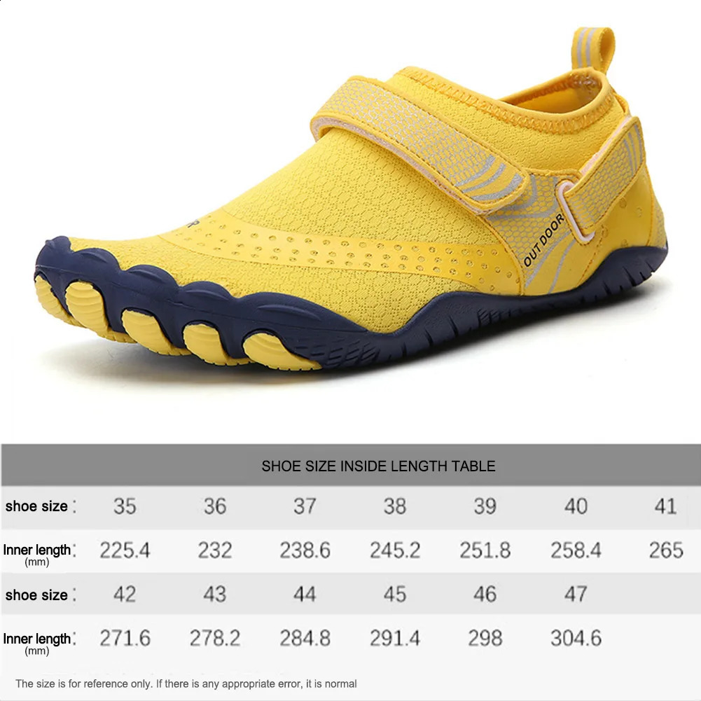 Aqua Swimming Shoes Quick Dry for Men Women Wading Upstream Anti Slip Water Sneakers Barefoot Beach Couple Sports Lightweight 241228