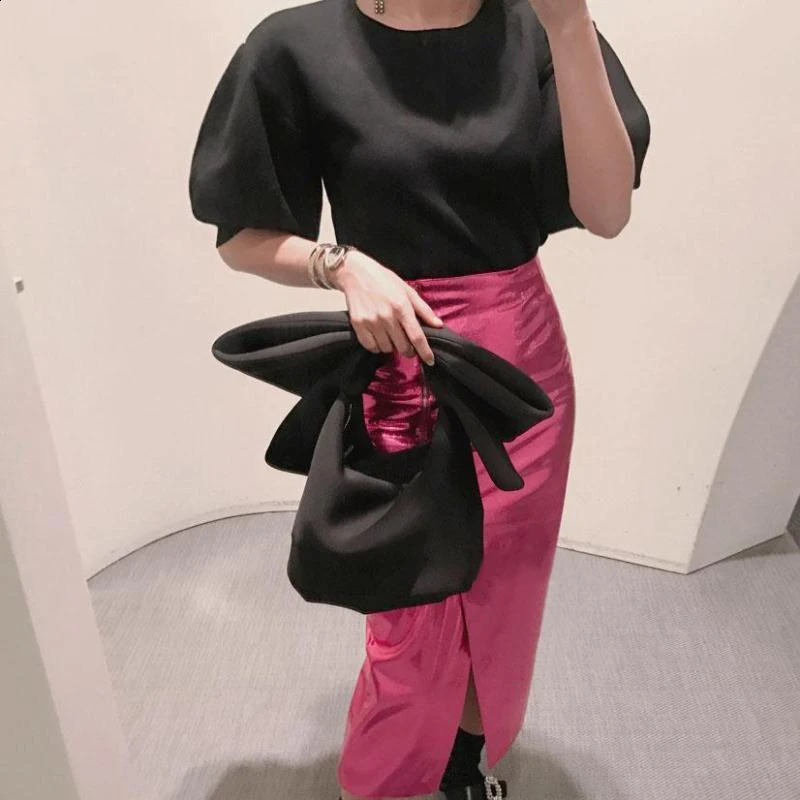 ANAARE Women Handbags Bow Day Clutches Bag Ladies Evening Party Clutches Black Handbag Shoulder Bag Bolsas Feminina 241227