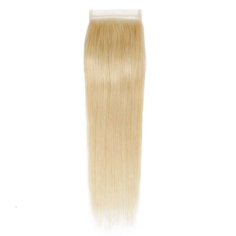 Real Wig Transparent Mesh * 4 Closure Hand Woven Lace Accessories Human Straight Hair Block Kq1 Kq1