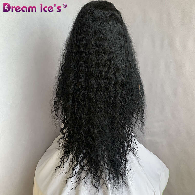 TEMU Fashion Long Hair Lace Latin American Roll Wig Headset Front Wave Lace Wigs Kq2 Kq2