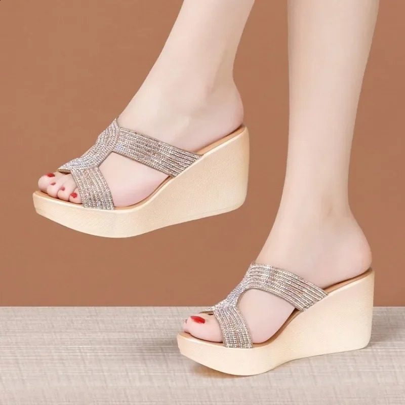 Women Sandals Summer Shoes Women Platform Shoes Slides Ladies Wedges Sandals High Heels Open Toe Sandals Zapatos De Mujer 241228