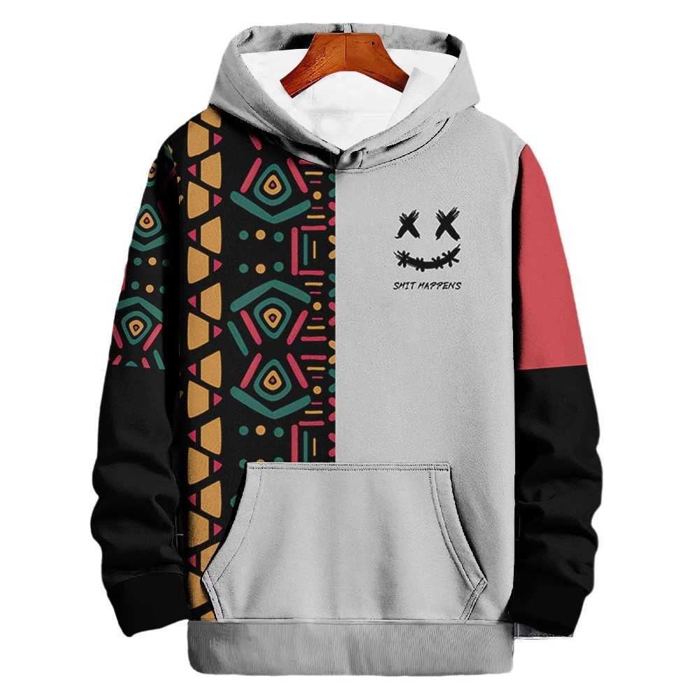 Vintage Mens Hoodie Sweatshirt Hooded Cartoon Graphic Print Daily Pullover Sports Streetwear Autumn Kids Clothing Hoodies X241228