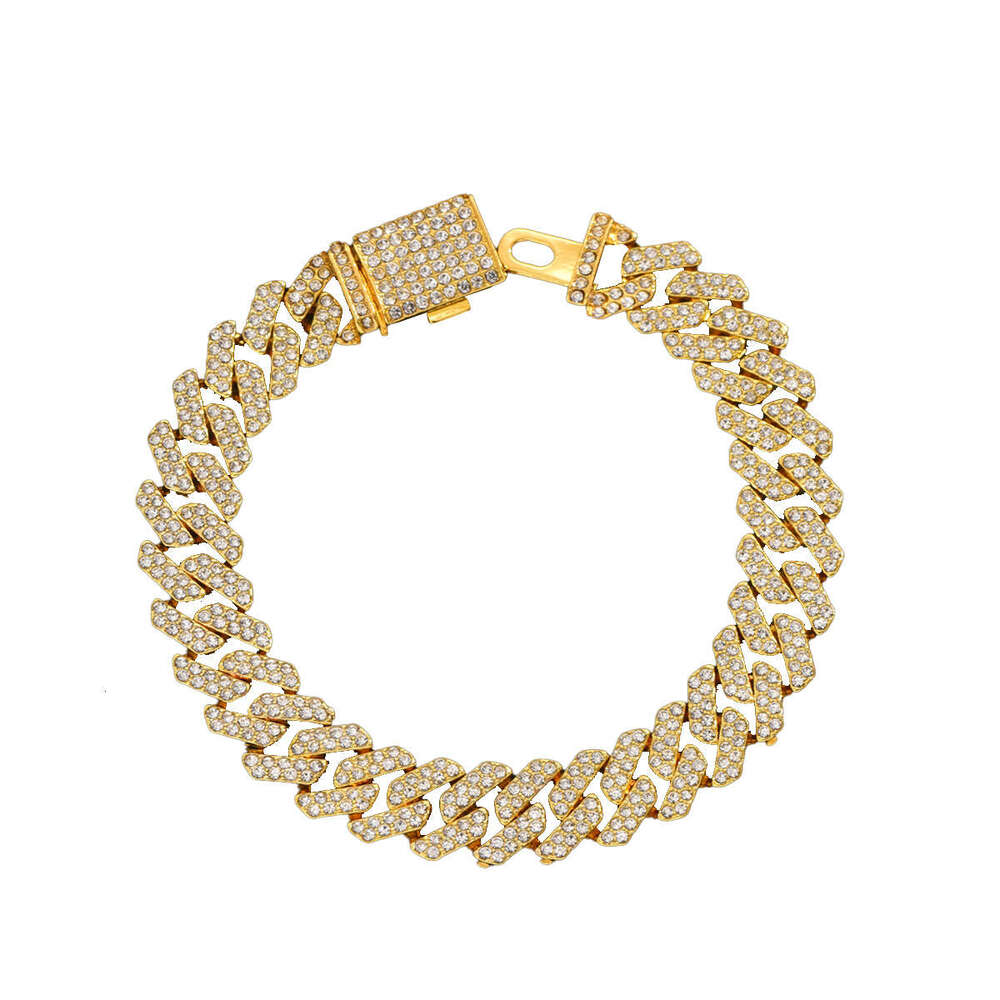 american style personalized inlaid fashionable ol light mens hiphop niche design feel bracelet