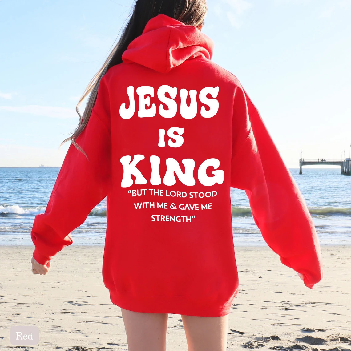 Jesus Christian Hoodie Fashion Letter Print Sweats Harajuku Coat Sweatshirt Gym Pullovers Clothing 241227