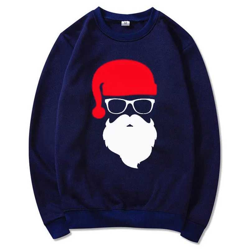 Men/Womens Hoodies Father Christmas Festive Custom Funny Pullovers Round neck Hoody Autumn Hoodies Harajuku Street Sweatshirts X241228