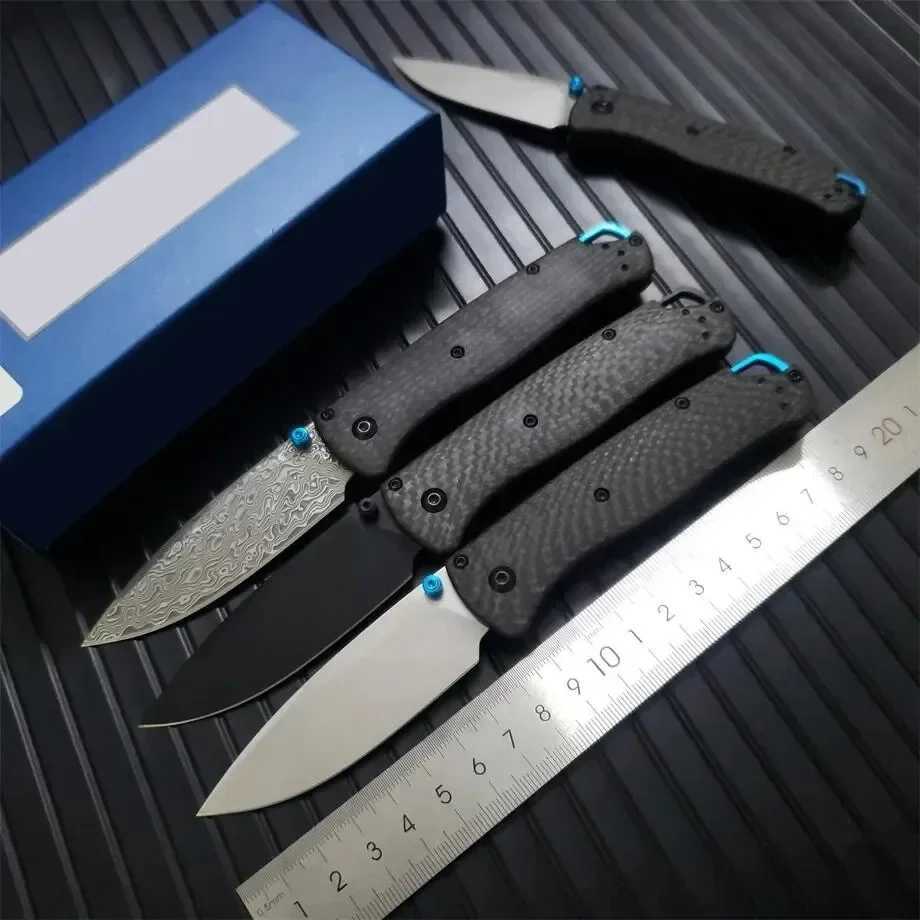 Made in the USA Made in the USA EDC Pocket Folding Knife 535 533 S90V Blade Caon Fiber / Titanium Alloy Hand Outdoor Survival Hunting Cutting KnivesXJ
