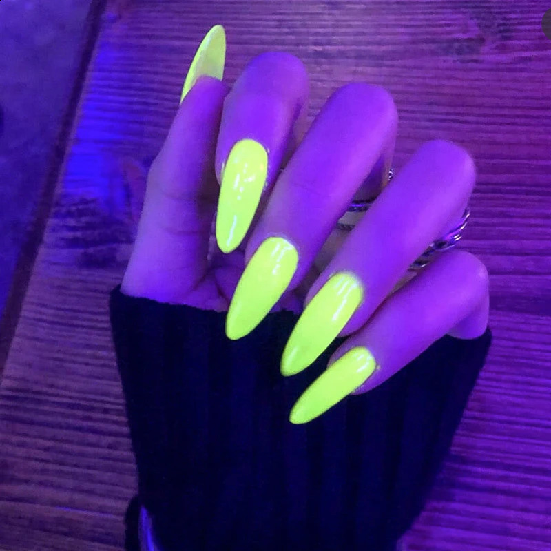 12 Color Neon Pigment Powder Fluorescent Nail Glitter Shinny Ombre Chrome Dust DIY Polish Manicure For Nails Art Decoration Kit 241223