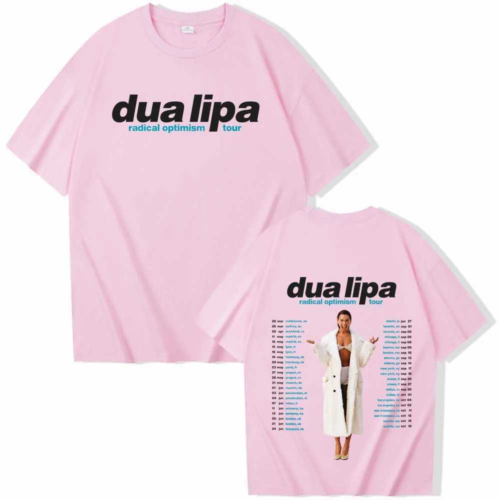 Two-Piece Radical Optimism World Tour 2025 Short Slve T-shirt Man Women Harajuku O-neck Summer Casual Shirt X241228