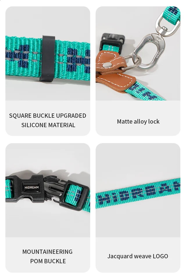 Cat Harnesses Suspenders Set Comfortable Reflective I-font Structure Anti-Break Adjustable Cat Leash 241227