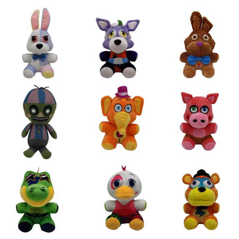 40 Style 18-20cm FNAF Plush Toys Five Night At Freddy Bear Bonnie Chica Baby Ballora Foxy Plush Stuffed Toys Doll Gifts X241227